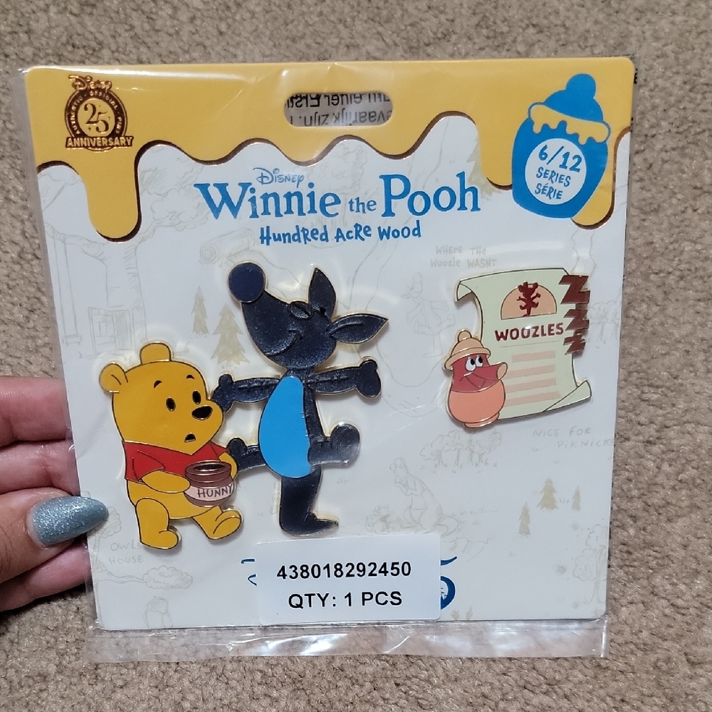 Disney Winnie the Pooh Pin Set - 6/12 Series